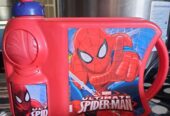 Spiderman lunch box with bottle